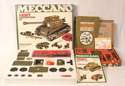 Lot 260 - Meccano - Pair of Combat & Army Construction Sets.