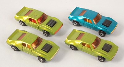Lot 44 - Matchbox Superfast Group of 4 x unboxed 9b AMX Javelin