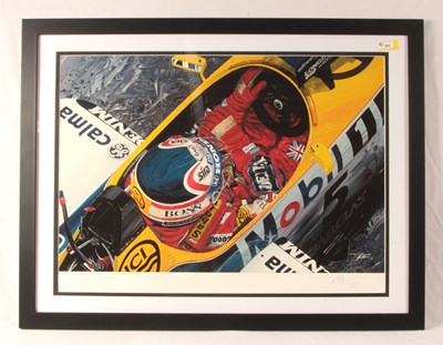 Lot 262 - Nigel Mansell - Pair of Ltd Edition Signed Prints.
