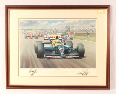 Lot 263 - Nigel Mansell "Victory" - British Grand Prix July 1992