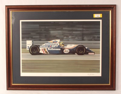 Lot 276 - Ayrton Senna - "Imola 94" Ltd Edition Framed Print. By Ray Goldsbrough