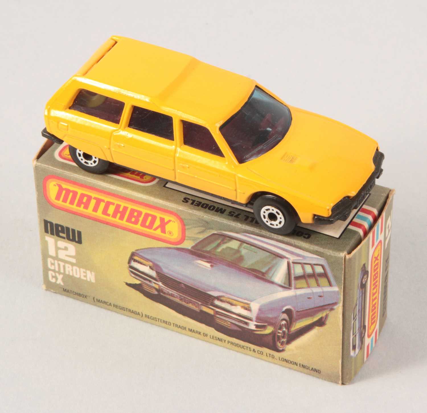 Lot 60 - Matchbox Superfast 12d Citroen CX Estate WITHOUT TAMPO PRINT + BLUE WINDOWS