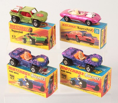 Lot 61 - Matchbox Superfast Group of 4 x Early 1970's Issue Cars