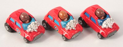 Lot 65 - Matchbox Superfast 3 x 14b Mini Ha-Ha Dragster VARIATIONS INCLUDING DARK BLUE WINDOWS & PALE PINK DRIVER