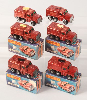 Lot 68 - Matchbox Superfast 16a Badger Military Radar Truck VARIATIONS