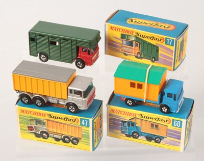 Lot 70 - Matchbox Superfast Group of 3 x Early 1970's Issue Commercial Vehicles