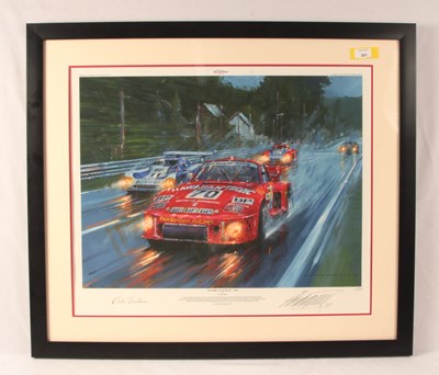 Lot 281 - Dick Barbour "Victory At Le Mans - 1979" Ltd Edition - Signed - Framed Print.