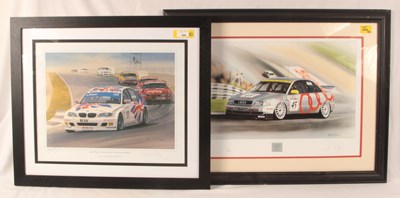 Lot 286 - Touring Car Championship - Pair of Ltd Edition Framed Prints.