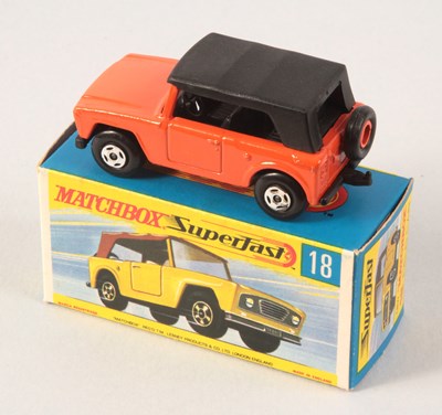 Lot 89 - Matchbox Superfast 18a Field Car Bushwacker Issue DARK ORANGE BODY WITHOUT TAMPO PRINT