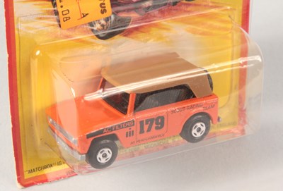 Lot 91 - Matchbox Superfast 18a Field Car Bushwacker US Issue TAN ROOF + SILVER PAINTED BASE