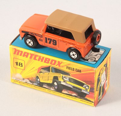Lot 92 - Matchbox Superfast 18a Field Car Bushwacker US Issue TAN ROOF + SILVER PAINTED BASE