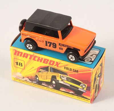 Lot 93 - Matchbox Superfast 18a Field Car Bushwacker US Issue WITH RARE 5-SPOKE WIDE WHEELS