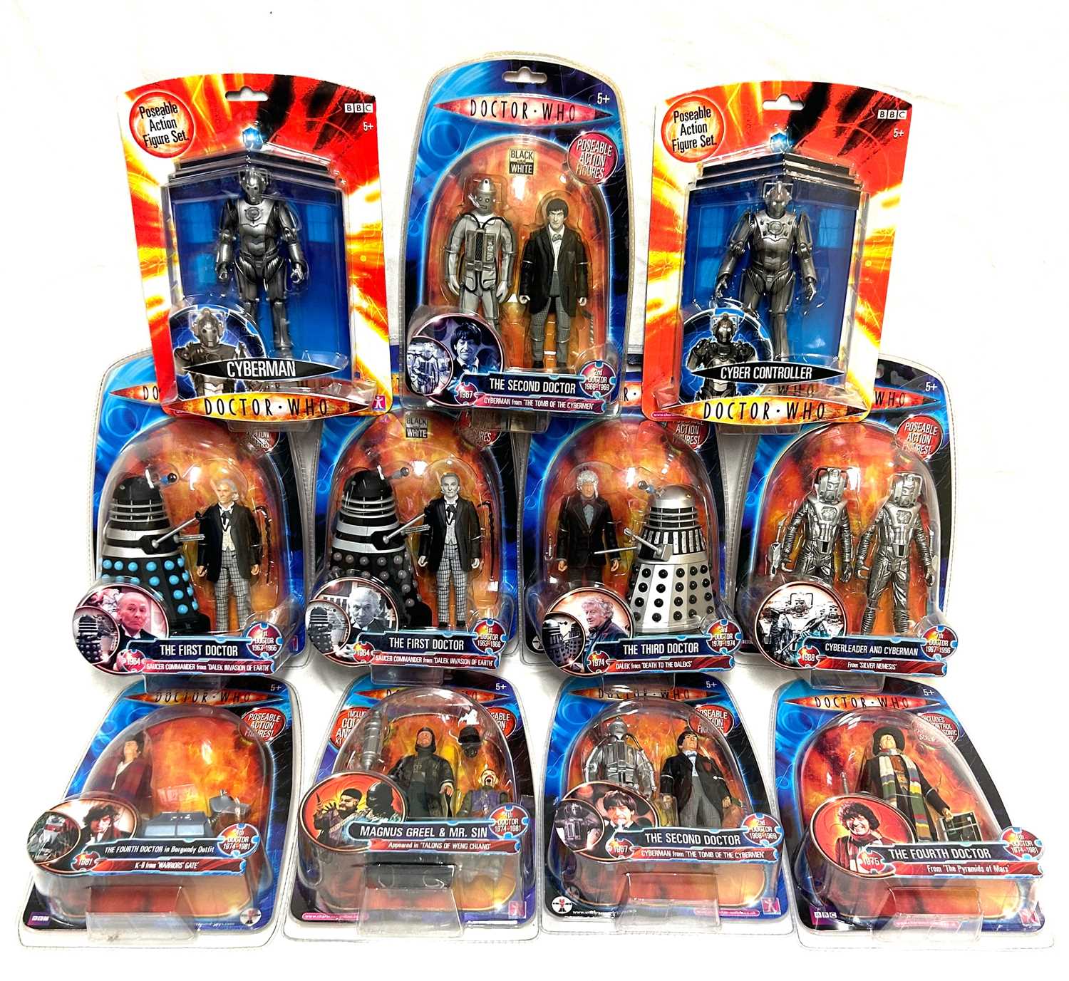 Lot 42 - Character Options Doctor Who figure sets x 11