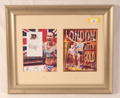 Lot 297 - Jessica Ennis - Signed / Mounted Display.