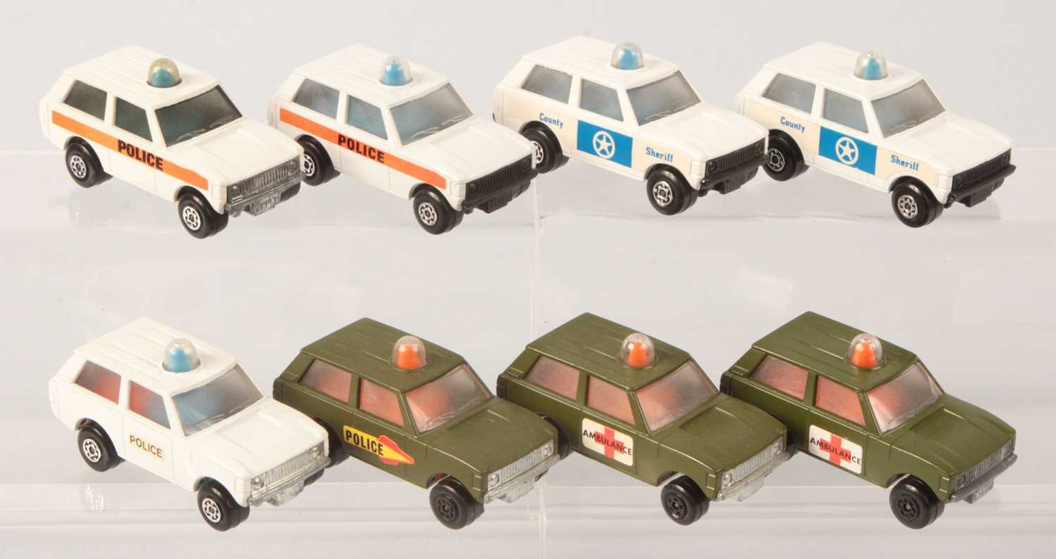 Lot 109 - Matchbox Superfast 8 x 20b Range Rover