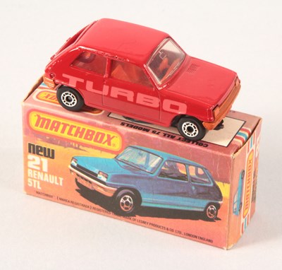 Lot 114 - Matchbox Superfast 21c Renault 5TL RARE RED BODY WITH ORANGE INTERIOR & BASE