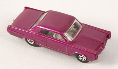 Lot 115 - Matchbox Superfast 22a Pontiac GP Coupe METALLIC DARK PURPLE BODY + HOLLOW 5-SPOKE NARROW WHEELS