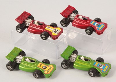 Lot 123 - Matchbox Superfast 4 x 24b Team Matchbox Racing Car VARIATIONS