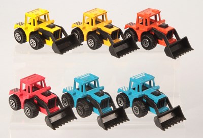 Lot 152 - Matchbox Superfast 6 x 29c Tractor Shovel PROMOTIONAL ISSUES