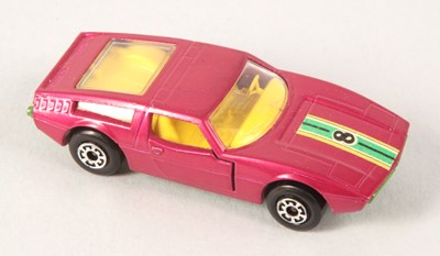 Lot 161 - Matchbox Superfast 32b Maserati Bora WITH RARE METALLIC JADE GREEN BASE