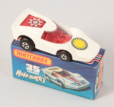 Lot 171 - Matchbox Superfast 35b Rola-matics Fandango WHITE BODY WITH SUNBURST HOOD LABEL