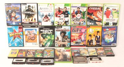 Lot 300 - X-Box, ZX Sinclair Spectrum, PC-CD Rom Computer / Video Games.