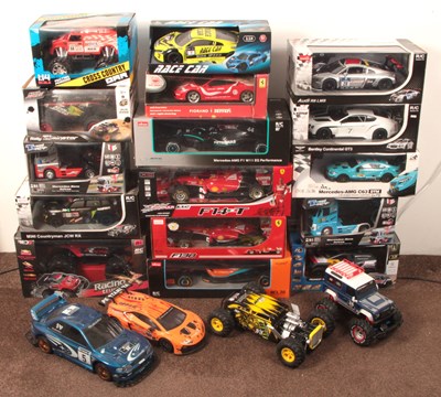 Lot 302 - Radio Controlled Cars. Boxed & Unboxed Mixed Group.