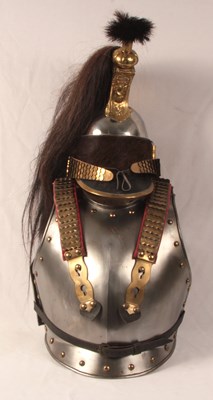Lot 452 - A Museum Quality Replica French 1st Empire [Napoleonic] Model 1804 11th Cuirassiers Troopers Helmet