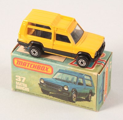 Lot 186 - Matchbox Superfast 37e Matra Rancho - yellow body WITHOUT BURNT ORANGE SIDE STRIPE TAMPO PRINT