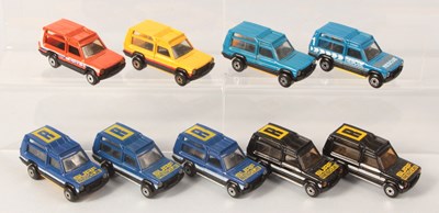 Lot 187 - Matchbox Superfast 9 x 37e Matra Rancho VARIATIONS