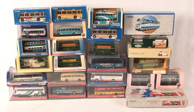 Lot 437 - Corgi, Oxford & B-T Models. Group of Buses & Coaches.