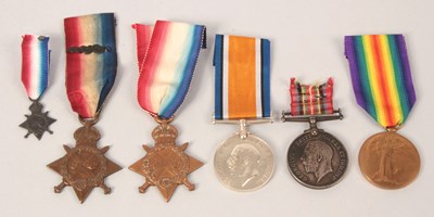 Lot 460 - British WW1 Campaigns Medals Interest