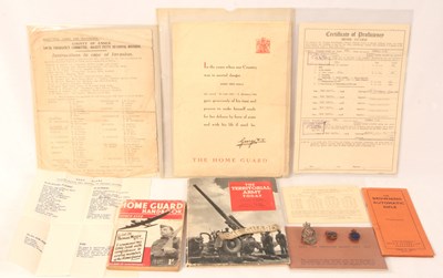 Lot 473 - WW2 Home Guard Interest