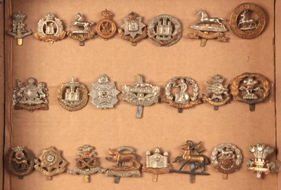 Lot 492 - Military Badges - British Army County Regiments