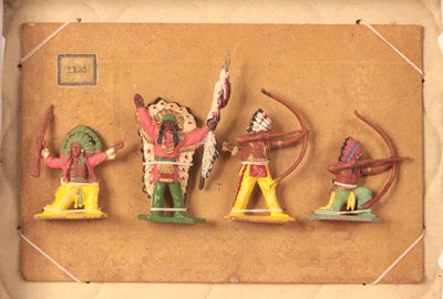 Lot 518 - Lone Star - Harvey Series, Early, 1960's Paint Sample Card No. L135-Indian Braves