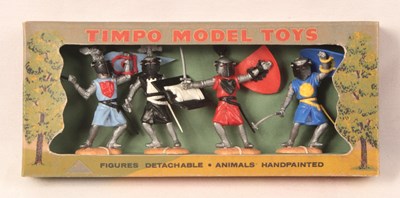Lot 523 - Timpo - [swoppets] - Series 25 - Knights of the Middle Ages [Helm Knights], 1974 -76