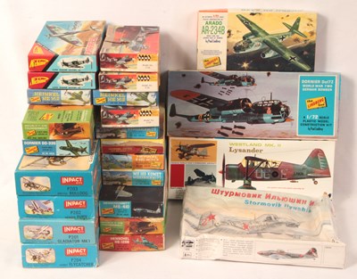 Lot 553 - Eastern Express, Inpact, The Lindberg Line, Hawk, Nichimo- 1/72 / 1/48th Scale Aircraft Kits