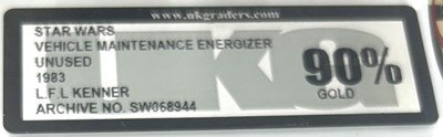 Lot 135 - Kenner Star Wars vintage Vehicle Maintenance Energizer, UKG Graded 90% Gold unused