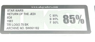 Lot 148 - Palitoy Star Wars vintage Tri-Logo 8D8 3 3/4" figure, UKG Graded 85%