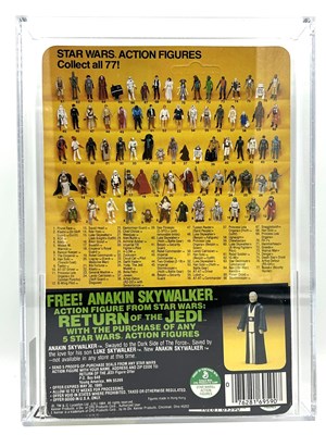 Lot 155 - Kenner Star Wars vintage Return of the Jedi Prune Face 3 3/4" figure, AFA Graded 90 Y-NM+/MT