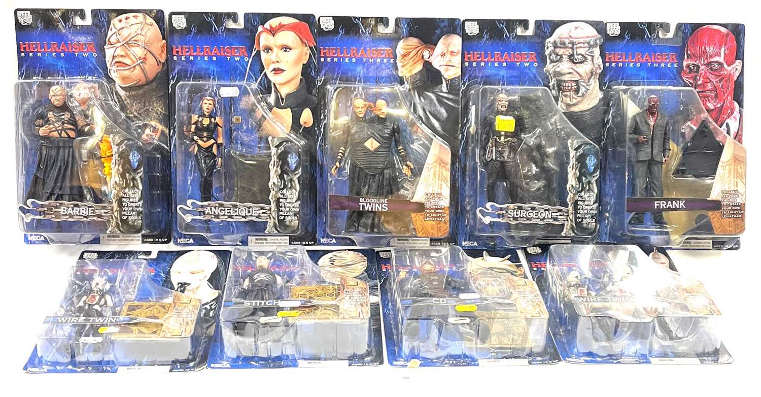 Lot 30 - Reel Toys NECA Hellraiser figures x 9 MISP