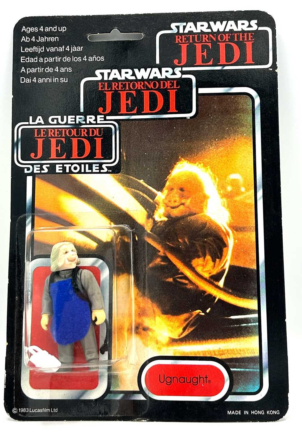 Lot 184 - Palitoy Star Wars vintage Tri-Logo Ugnaught 3 3/4" figure