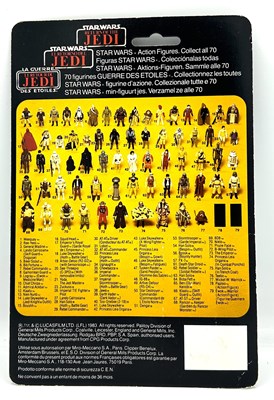 Lot 185 - Palitoy Star Wars vintage Tri-Logo Yoda (orange snake) 3 3/4" figure