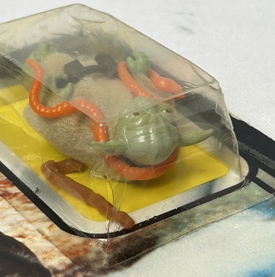 Lot 185 - Palitoy Star Wars vintage Tri-Logo Yoda (orange snake) 3 3/4" figure