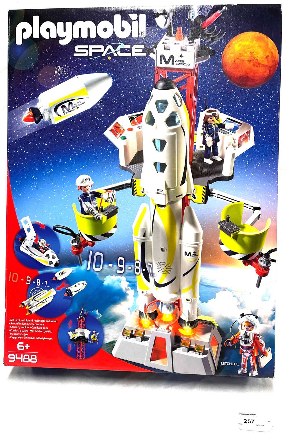 Lot 257 Playmobil Space Mars Mission Rocket