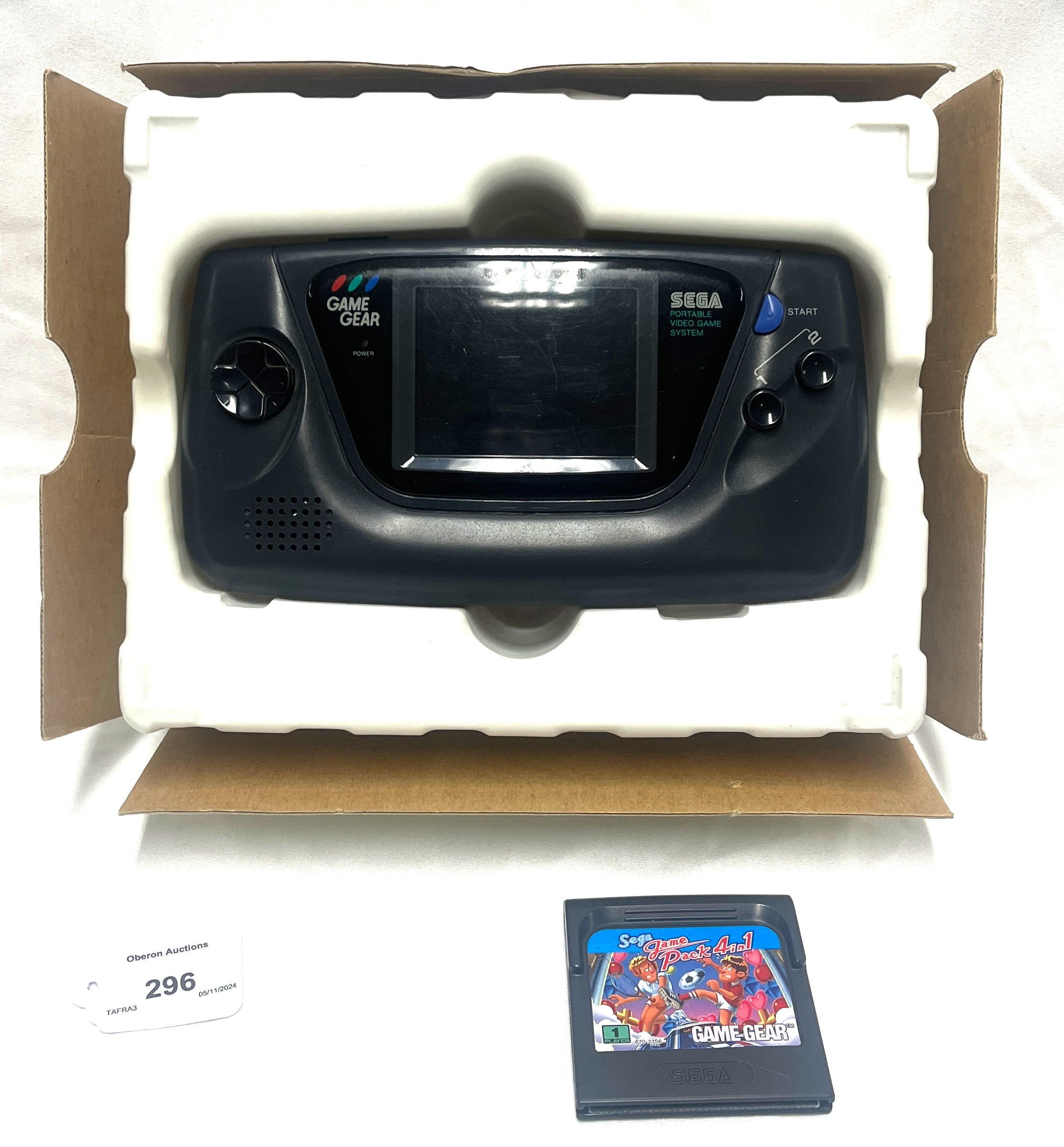 Notice Pour Sega Game Gear @ Sega Game Pack 4 in 1 @ Multilingue @ Pal
