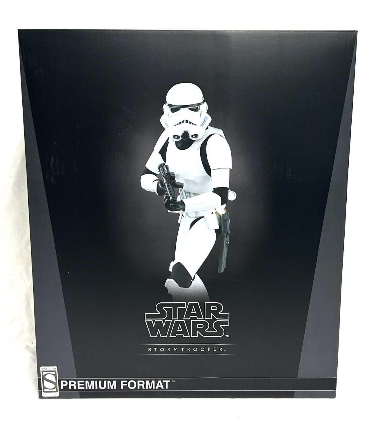 Lot 78 - Sideshow Collectibles Star Wars Stormtrooper Premium Format Statue