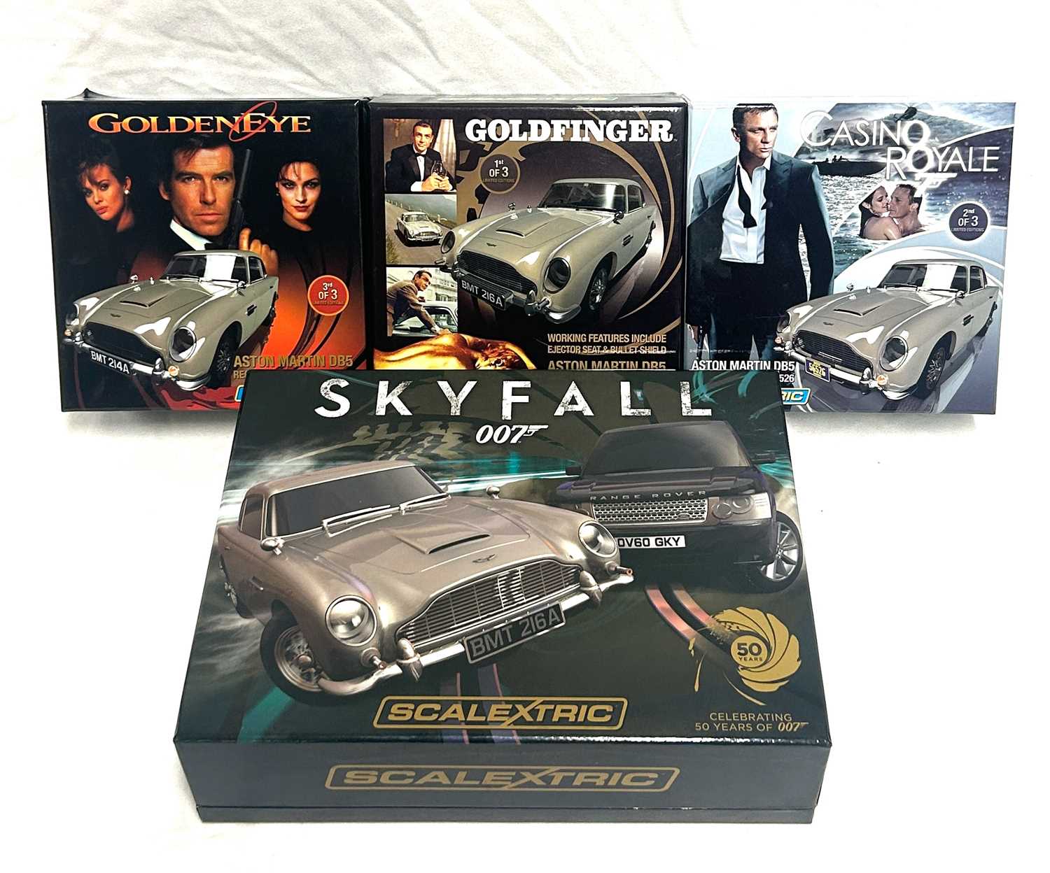 Aston Martin DB4 GT Blanche Scalextric C97 – James Bond 007 – Occasion