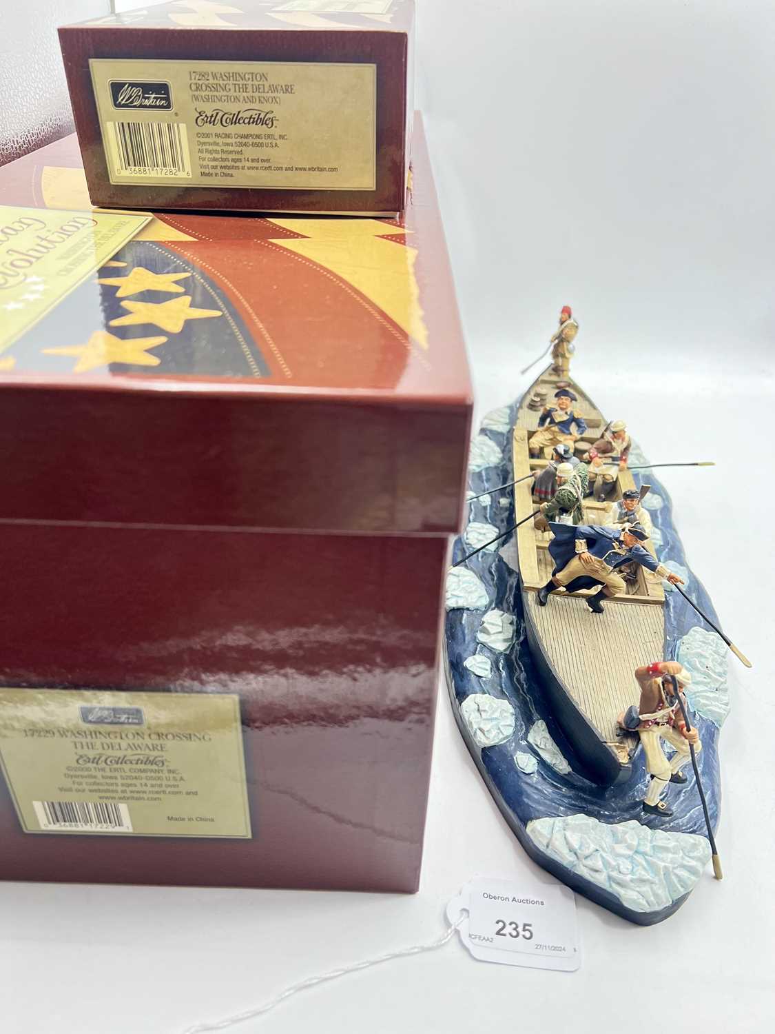 Lot 235 - Britains - American Revolution Series - Washington Crossing the Delaware