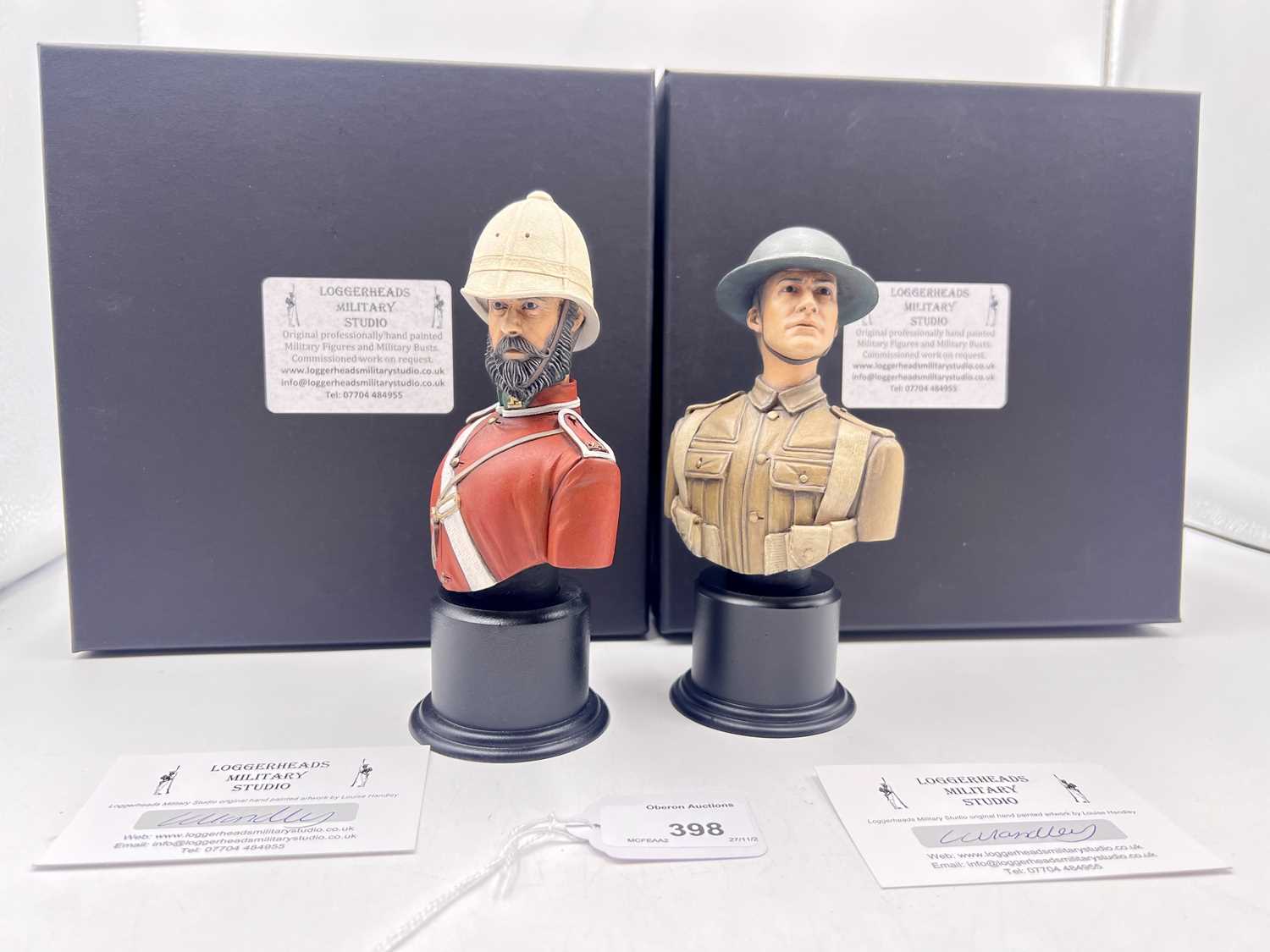 Lot 398 - Loggerheads Military Studio - 120mm Scale Resin Military Busts